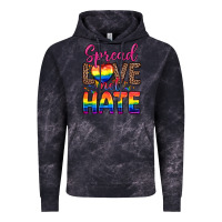 Cloud Black spread love not hate Vintage Hoodie - Zillion Design Studio