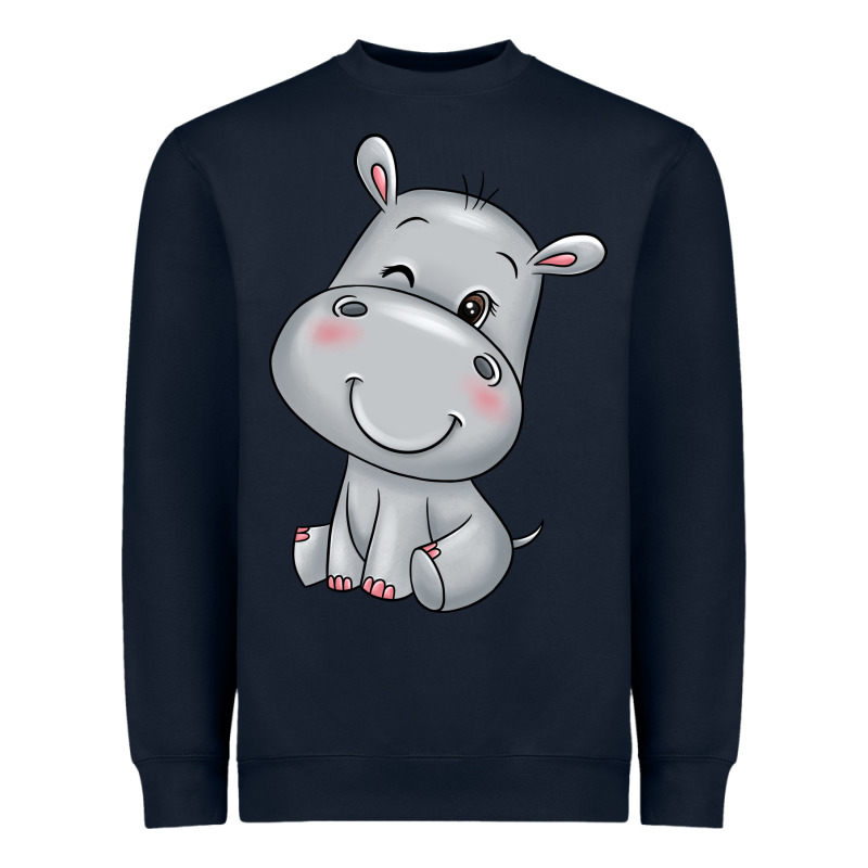 Hippo Heavyweight Sweatshirt by texasbilliewilder | Teevron