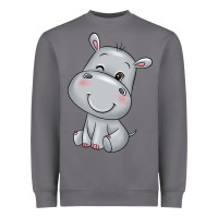 Storm hippo Heavyweight Sweatshirt - texasbilliewilder