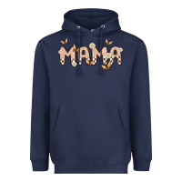 Navy retro mama Heavyweight Hoodie - MaliasSmallBusiness