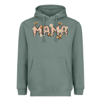 Sage retro mama Heavyweight Hoodie - MaliasSmallBusiness