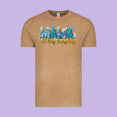 Mama All Day Everyday Vintage Tee Designed By Zillion Design Studio