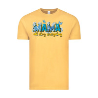 Vintage Mustard mama all day everyday Vintage Tee - Zillion Design Studio
