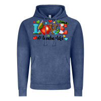 Vintage Denim love teacher life Vintage Hoodie - texasbilliewilder