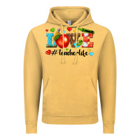 Vintage Mustard love teacher life Vintage Hoodie - texasbilliewilder