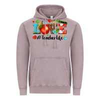 Vintage Zinc love teacher life Vintage Hoodie - texasbilliewilder