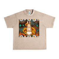 French Oak Rabbit daisy sunflower leopard 20oz tumbler Urban Heavy Tee - Neo Western