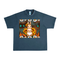 Midnight Navy Rabbit daisy sunflower leopard 20oz tumbler Urban Heavy Tee - Neo Western