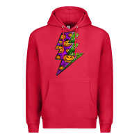 Cardinal halloween lightning bolt Premium Hoodie - BundleAndBundleShop