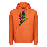 Carrot halloween lightning bolt Premium Hoodie - BundleAndBundleShop