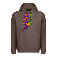 Coffee halloween lightning bolt Premium Hoodie - BundleAndBundleShop