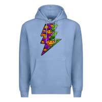 Colony Blue halloween lightning bolt Premium Hoodie - BundleAndBundleShop