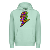 Seafoam halloween lightning bolt Premium Hoodie - BundleAndBundleShop