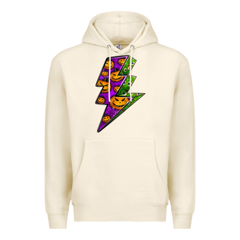 Halloween Lightning Bolt Premium Hoodie by BundleAndBundleShop | Teevron