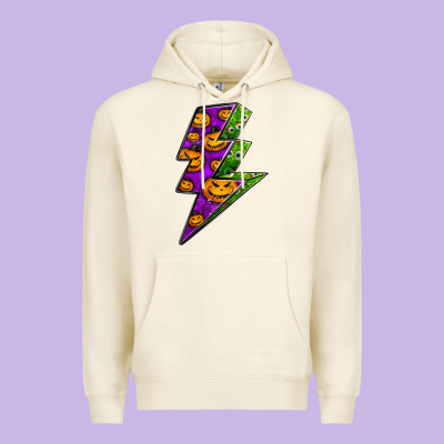 Halloween Lightning Bolt Premium Hoodie Designed By Bundleandbundleshop