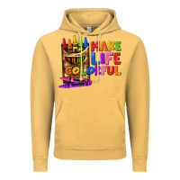 Vintage Mustard make life colorful Vintage Hoodie - texasbilliewilder