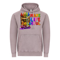 Make Life Colorful Vintage Hoodie | Teevron