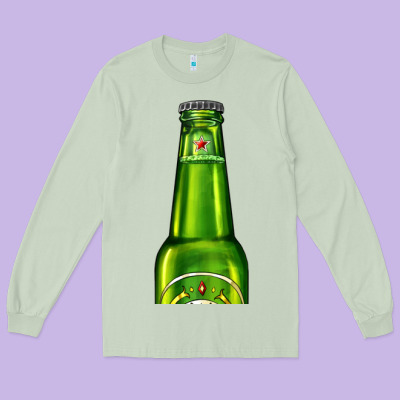 Green Beer Long Sleeve Tee Designed By Adodesignshop