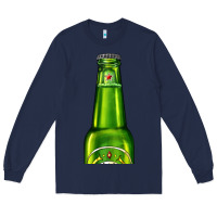 Navy green beer Long Sleeve Tee - AdoDesignShop
