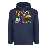 Navy eggs cavator easter Heavyweight Hoodie - MaliasSmallBusiness