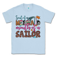 Dusty Blue soul of a mermaid mouth of a sailor Classic Tee - JahusDesignShop