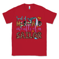 Red soul of a mermaid mouth of a sailor Classic Tee - JahusDesignShop