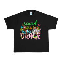 Black Saved by his grace Urban Heavy Tee - Neo Western