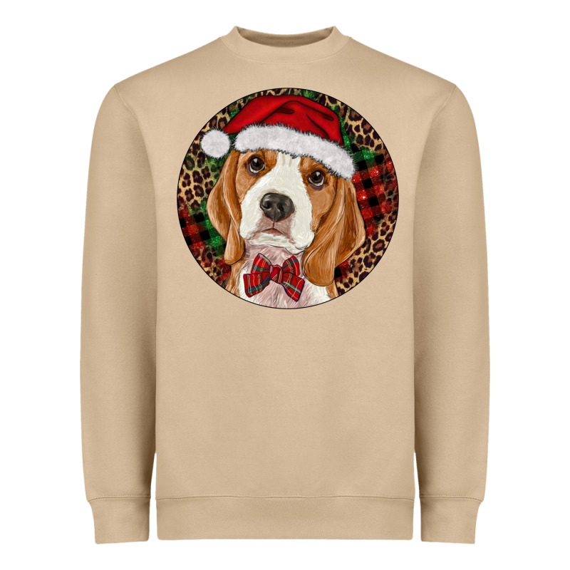 Beagle Christmas Ornament Heavyweight Sweatshirt by RanaPortraitStore | Teevron