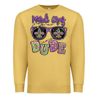 Antique Gold mardi gras dude Premium Sweatshirt - MaliasSmallBusiness