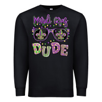 Black mardi gras dude Premium Sweatshirt - MaliasSmallBusiness