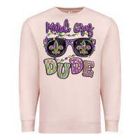 Pale Pink mardi gras dude Premium Sweatshirt - MaliasSmallBusiness