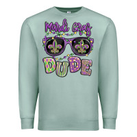 Seafoam mardi gras dude Premium Sweatshirt - MaliasSmallBusiness