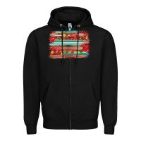 Black christmas background Zipper Hoodie - AdoDesignShop