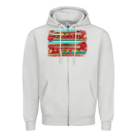 Dove Grey christmas background Zipper Hoodie - AdoDesignShop