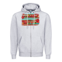 Heather Grey christmas background Zipper Hoodie - AdoDesignShop