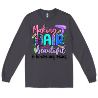Smoke making hair beautiful is kinda my thing Long Sleeve Tee - Artiststas