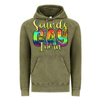 Vintage Olive sounds gay i m in Vintage Hoodie - Zillion Design Studio