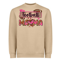 Mushroom football mama with leopard Heavyweight Sweatshirt - Zillion Design Studio