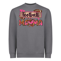 Storm football mama with leopard Heavyweight Sweatshirt - Zillion Design Studio
