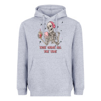 Heather Grey true crime all the time Heavyweight Hoodie - MaliasSmallBusiness