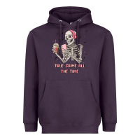 Plum true crime all the time Heavyweight Hoodie - MaliasSmallBusiness