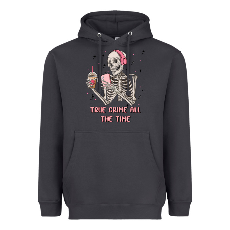 True Crime All The Time Heavyweight Hoodie by MaliasSmallBusiness | Teevron