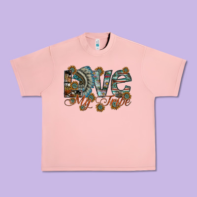 Love My Tribe Urban Heavy Tee Designed By Sublimationcraftshop