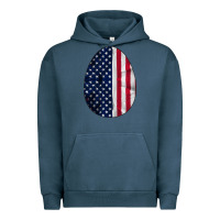 Pigment Midnight Navy AMERICAN FLAG Urban Hoodie - Bettercallsaul