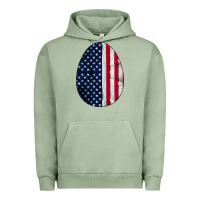 Pigment Oil Green AMERICAN FLAG Urban Hoodie - Bettercallsaul