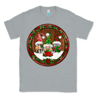 Heather Grey christmas gnomies christmas ornament Classic Tee - BundleAndBundleShop