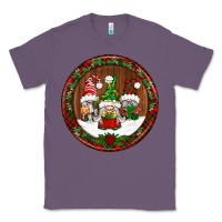 Lavender christmas gnomies christmas ornament Classic Tee - BundleAndBundleShop