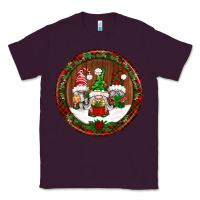 Plum christmas gnomies christmas ornament Classic Tee - BundleAndBundleShop