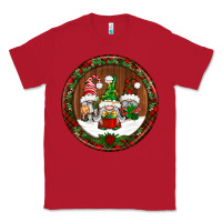 Red christmas gnomies christmas ornament Classic Tee - BundleAndBundleShop