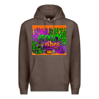 Coffee spooky vibes tumbler Premium Hoodie - BundleAndBundleShop